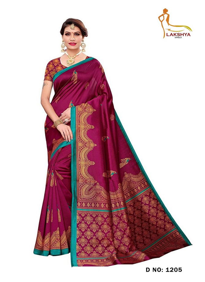 Lakshya Bhagalpuri 12 Latest Fancy Designer Casual Wear Bhagalpuri Silk Saree Collection 